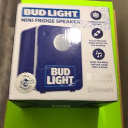 BUD LIGHT MINI FRIDGE SPEAKER FOR SALE BRAND NEW 