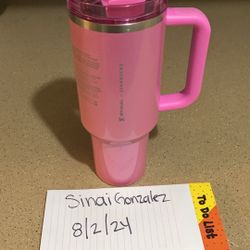 winter pink stanley 