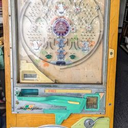 1970's Nishijin Pachinco Pinball Machine W/Balls