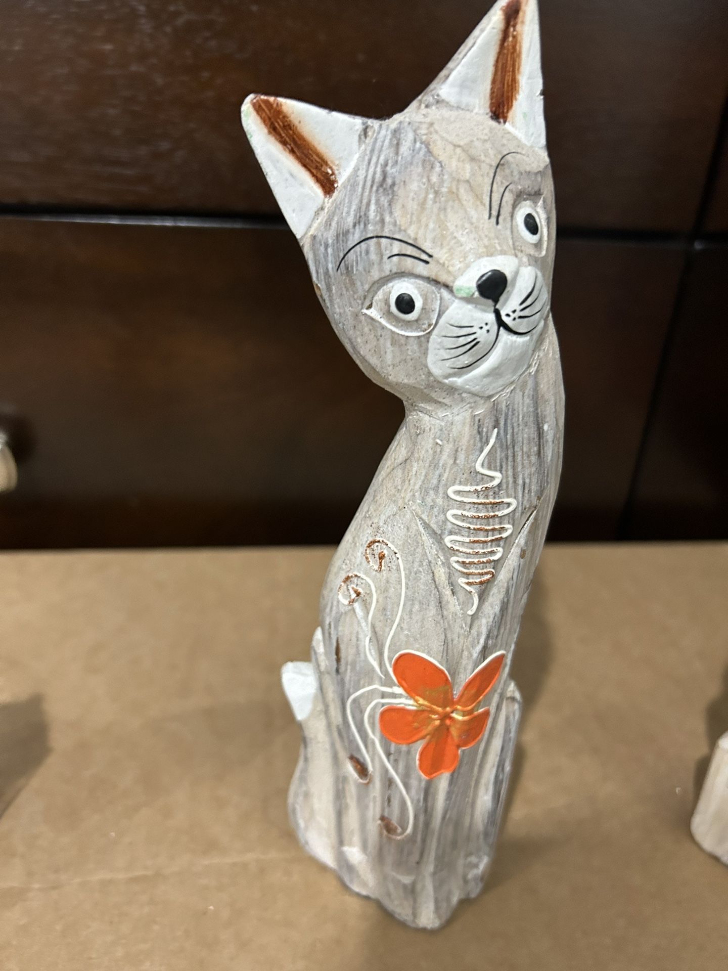 Wooden Cats