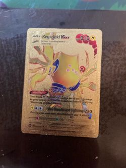 Regieleki VMAX Gold Foil Pokémon Card