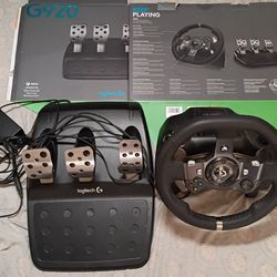 Volante y pedales para X-box logitech G920