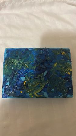 Starry Night (painted gum box)