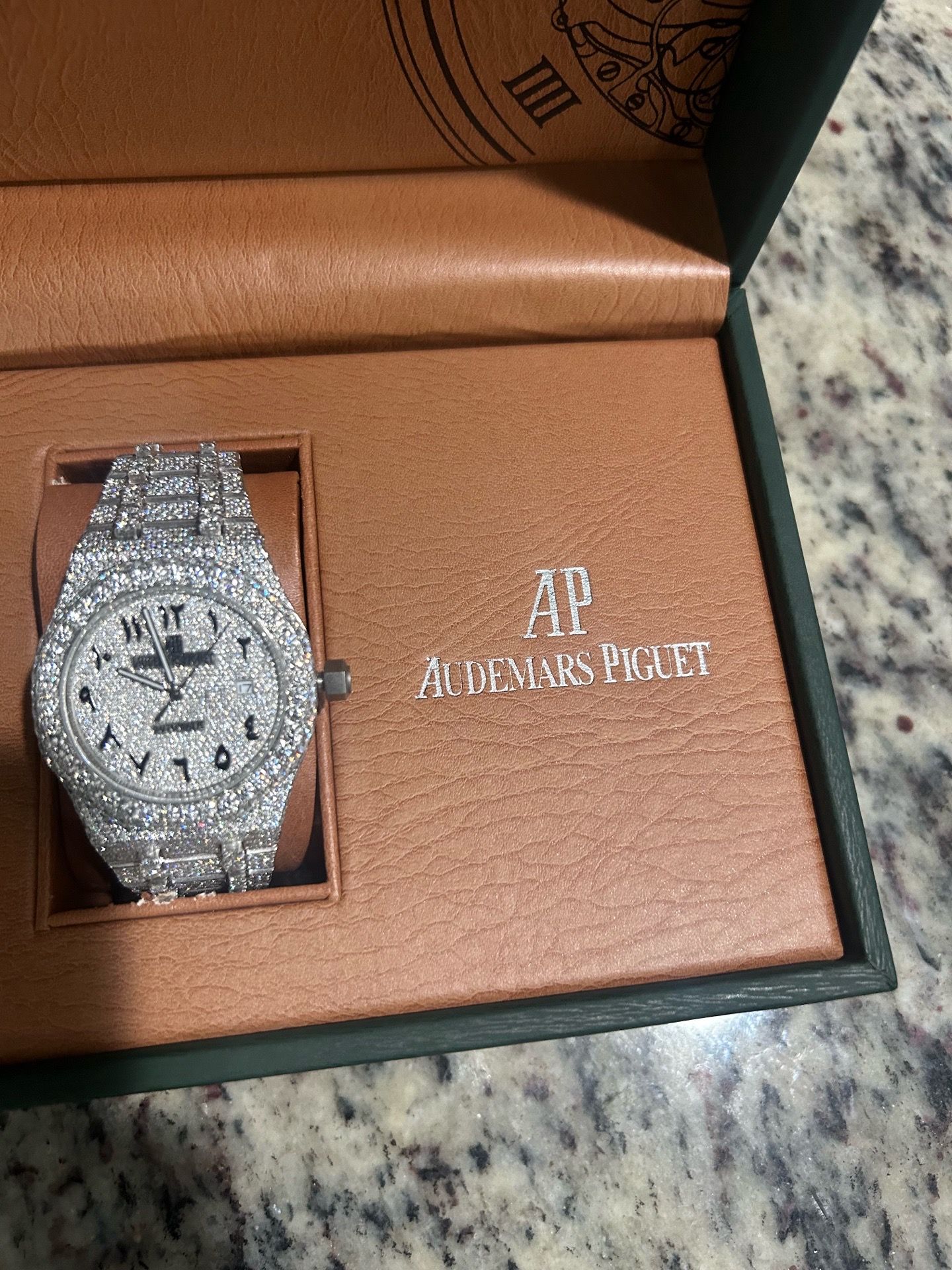 (Willing to Negotiate) VVS1 Lab Stone AP Arabic Dial Watch
