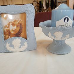 Photo Frame and Candy Dish Set by Crown Accents