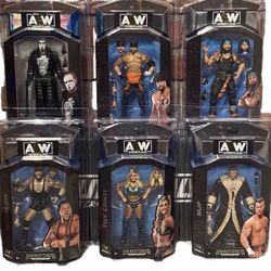 AEW Unrivaled & Unmatched Action Figure Full Sets – All in Ringside Defender Cases