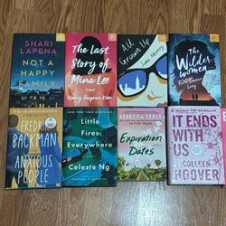 Popular Hardcover Books and Book of The Month Books!!! Just $7 or $8 Dollars!