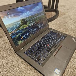 Loaded Lenovo Laptop. 32GB RAM. 500GB SSD. 2.5Ghz Quad Core i5. Bluetooth. 14 Inch. Windows 11