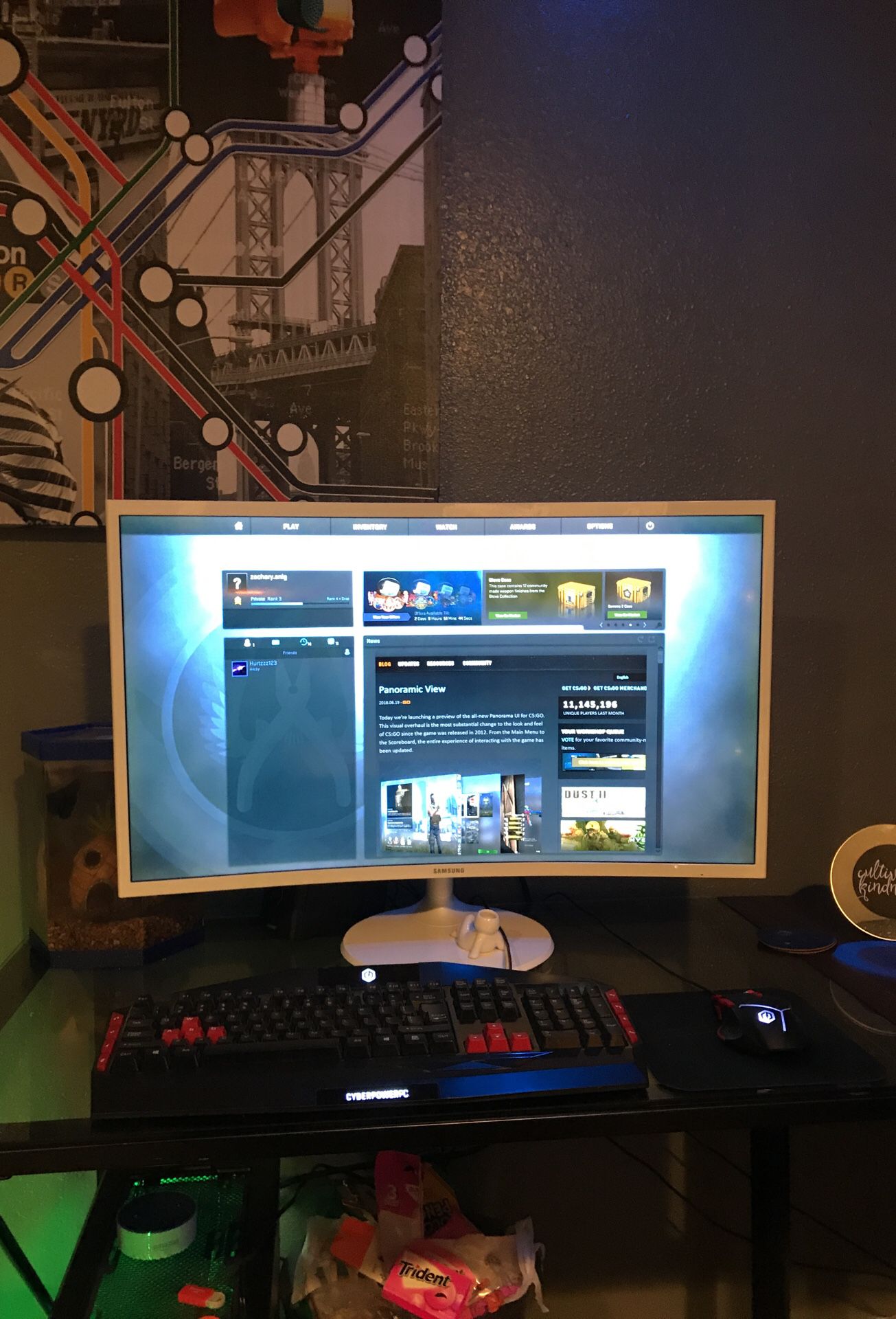 Samsung Curved monitor