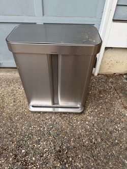 Simplehuman Dual Compartment Step Trash Can