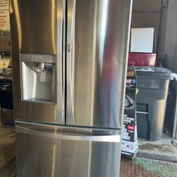 😍FRIDGE KENMORE🤩⚡️FRENCH 3 DOORS black stainless steel (90 days warranty) 🎉