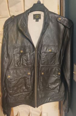 Lucky Brand Men's Motorcycle Leather Jacket
