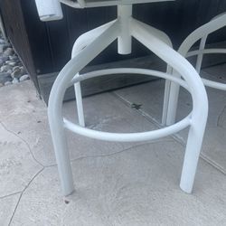 Powdered Aluminum Outdoor Bar Stools