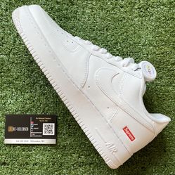 Nike Air Force 1 Low Supreme White SIZE 8.5, 9, 10, 11, 12 Brand NEW DS