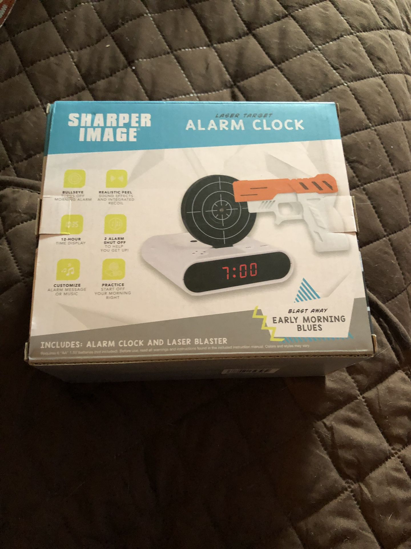 Sharper Image Laser Target Alarm Clock