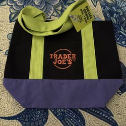 Multi Color Trader Joes Tote Bag