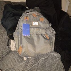 Backpack Diaper Bag w/ Changing Pad