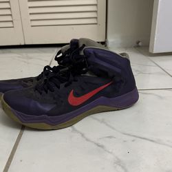 Size 14 Zoom hyper quickness Toronto Raptors away purple shoes