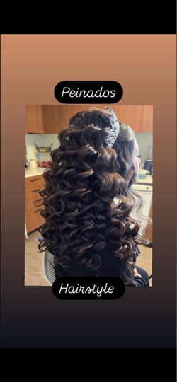 Curling Iron Peinados.Brush