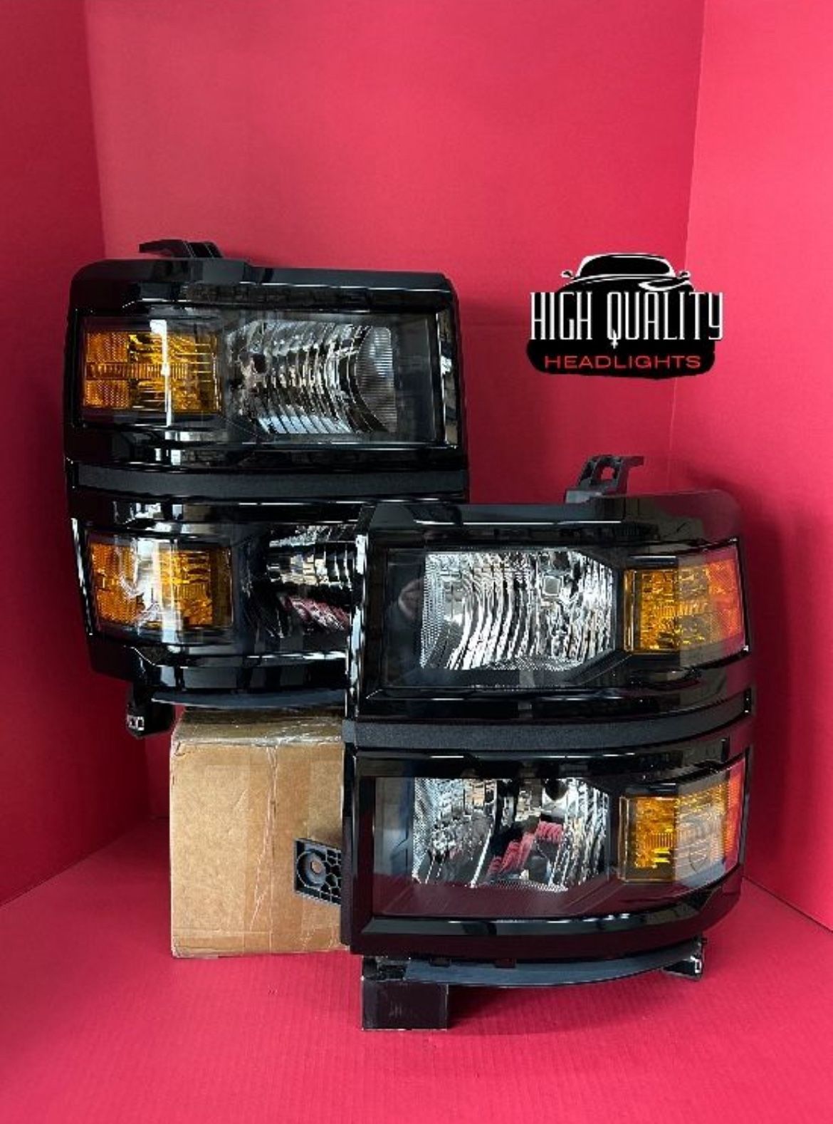 Chevy Silverado 2014. 2015 Headlights.