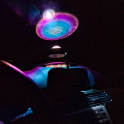 Multi Led Glass Lamp