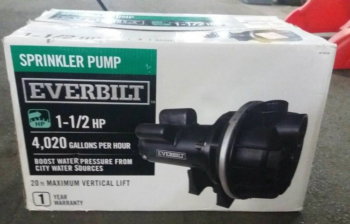 Everbilt Sprinkler Pump EFLS15-HD 1-1/2 Hp