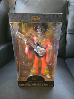 NEW 12" Jimi Hendrix Funko Gold Premium Vinyl Figure