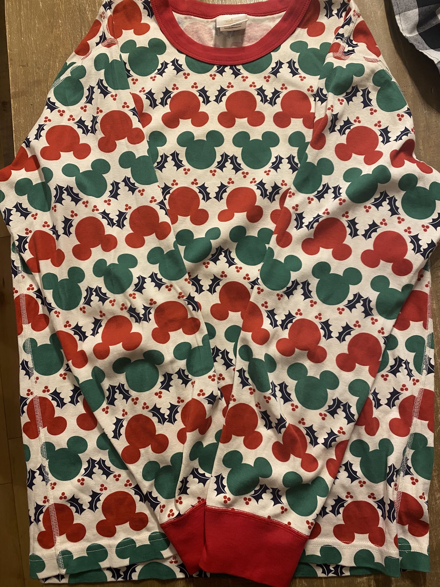 Hanna Anderson Mickey Mouse Christmas Pajamas - Adult Large 