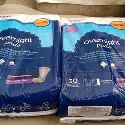 Equate Overnight Pads 