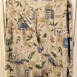 Cherokee Snap Up Scrub Jacket size Woman's Small to Medium 