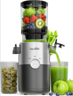LAUDLIFE Cold Press Juicer Machines, 5.4"