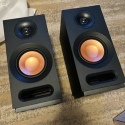 Klipsch R-51M Bookshelf Speakers - Powerful, Detailed Sound with 5.25” Drivers & Sleek Black Design (Set of 2)