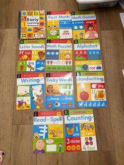 Scholastic Wipe Clean Workbooks Bundle – 11 Books