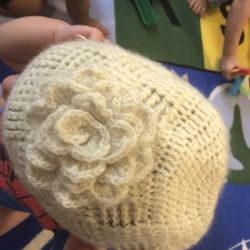 Hand Crochet 100% Cashmere Beanie!