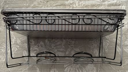 Lot of 2 Chafing Wire Catering Food holders