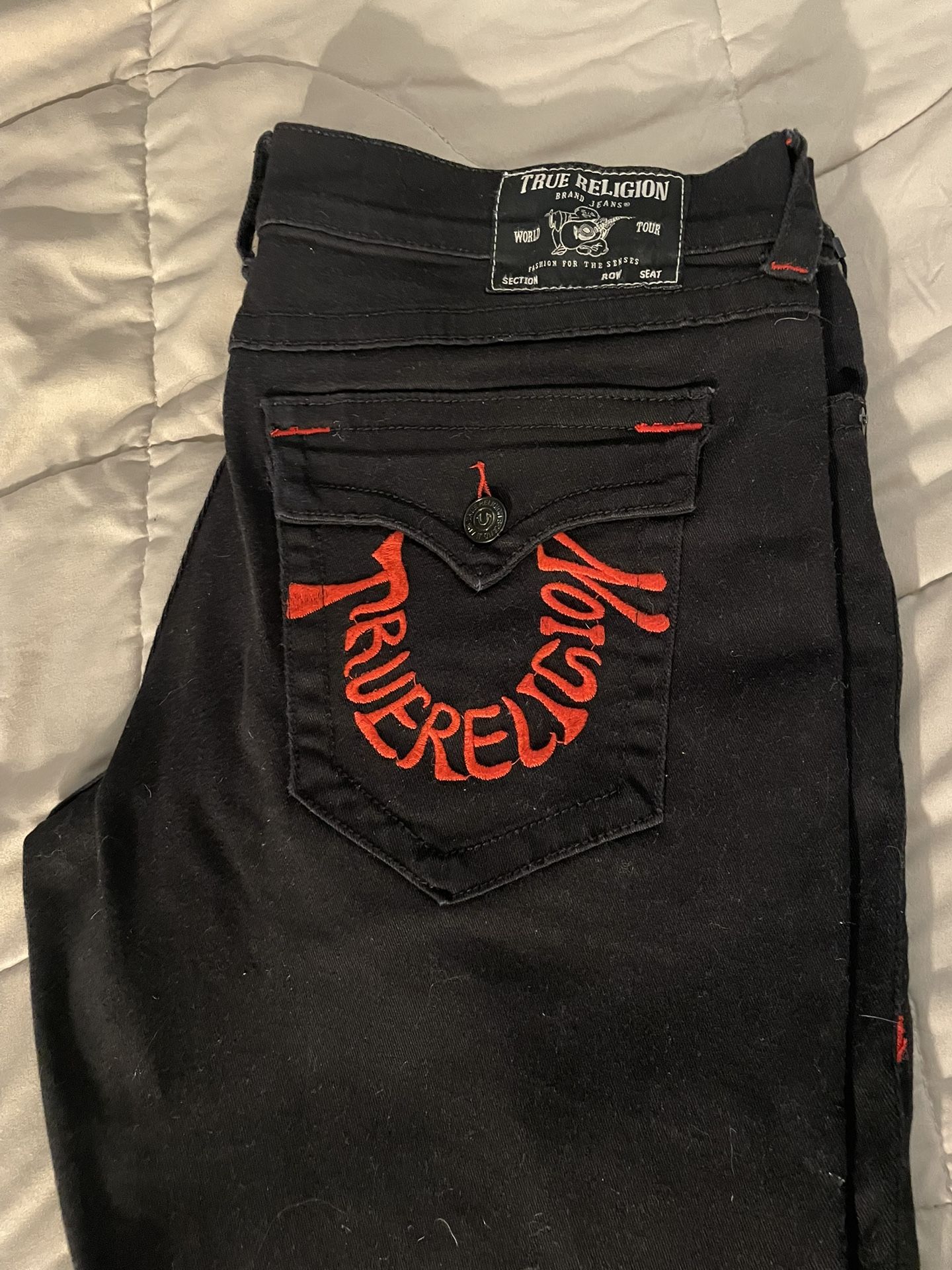 RICKY WARPED HORSESHOE STRAIGHT JEAN