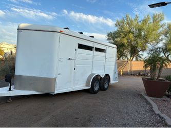 Cm 3 horses trailer