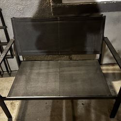 Out Door Metal Bench