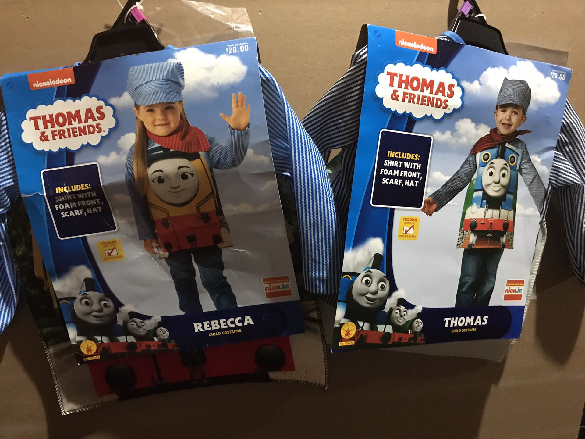 Thomas the train Halloween costume 10 each or 18 for both