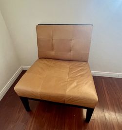 Orange Leather Chair ( Macy's)