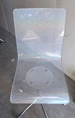 Acrylic Glitter Chair