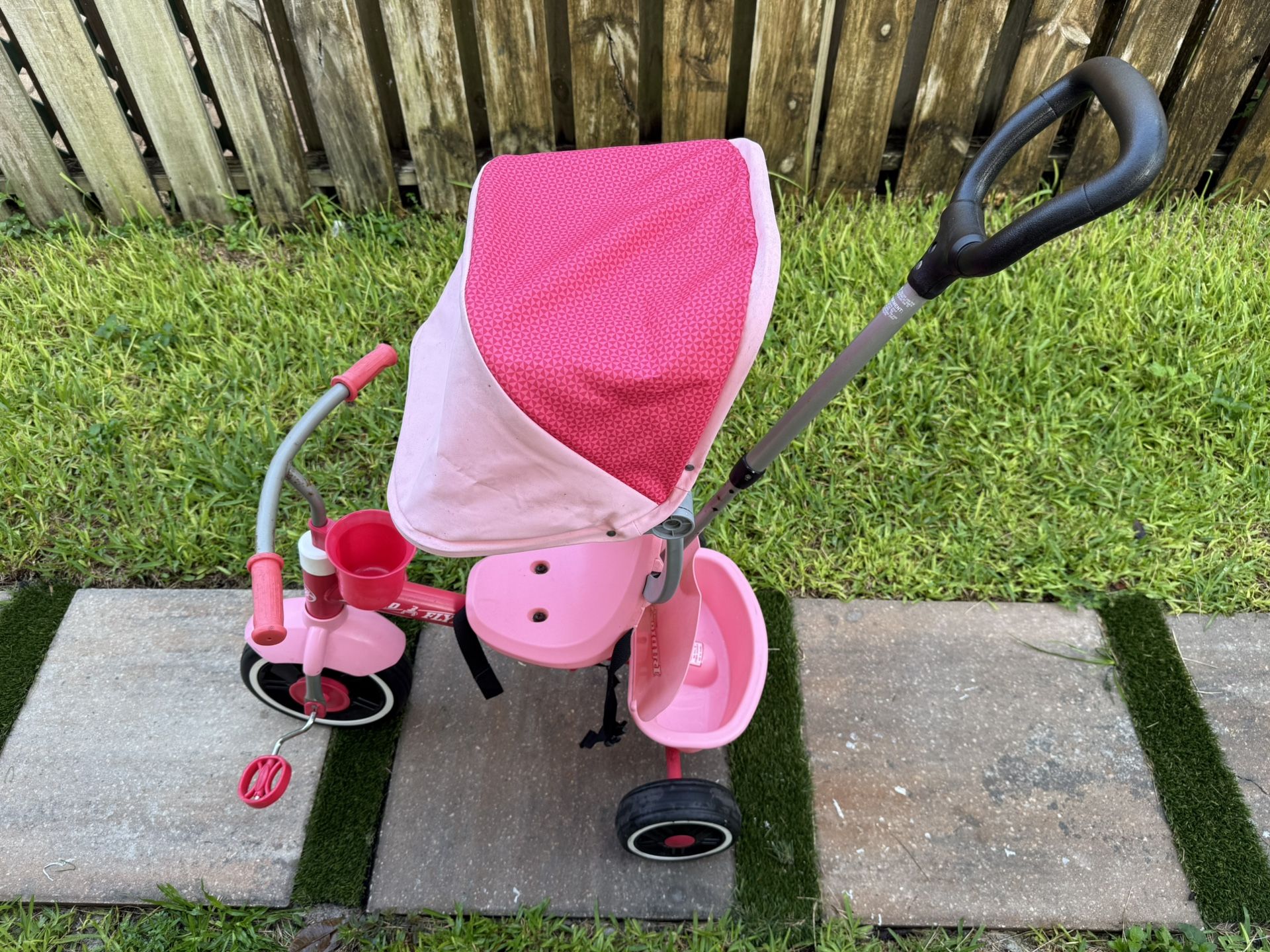 Radio Flyer 4-in-1 Stroll 'N Trike, Pink