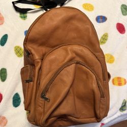 Leather Backpack 