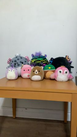 Squishmallow Mini + 5” Bundle – 8 Plushies! Cute & Clean – Bundle or Individual