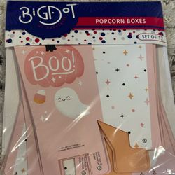 Big Dot Popcorn Boxes, Set Of 12