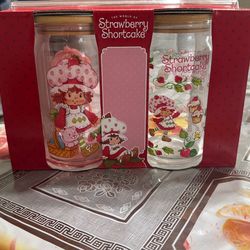 Strawberry Shortcake Glass Tumbler set