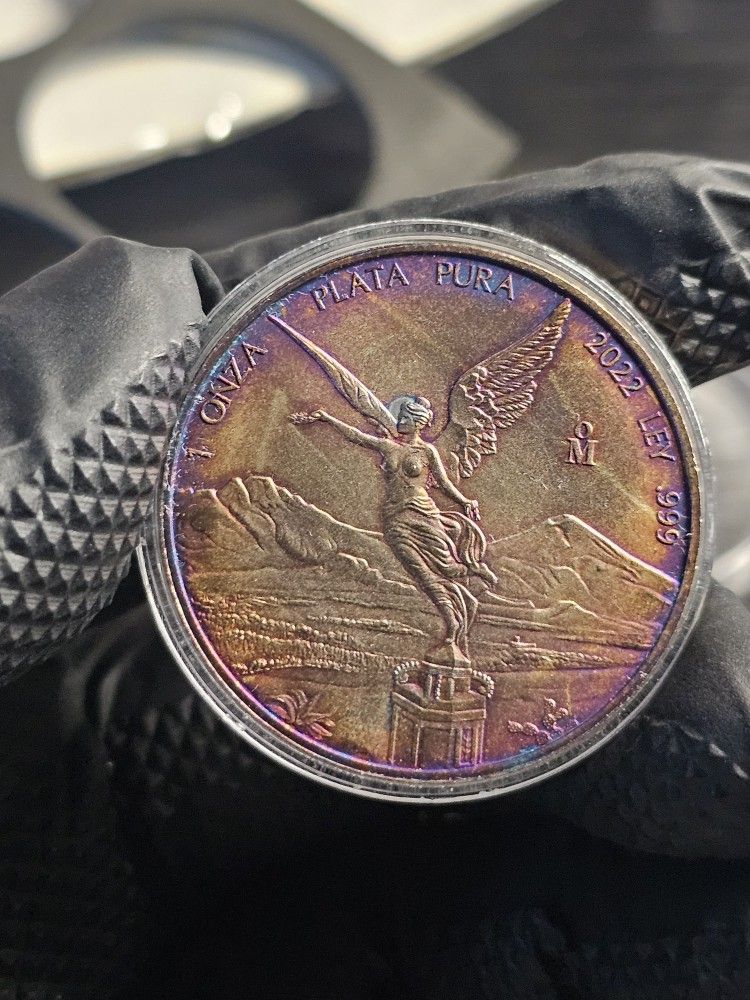 2022 1oz Libertad Beautiful Toner/patina 