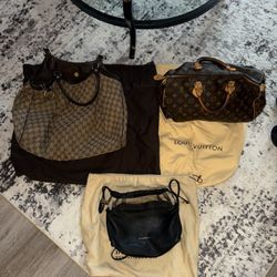 500 Each designer bags LV Gucci Burberry 
