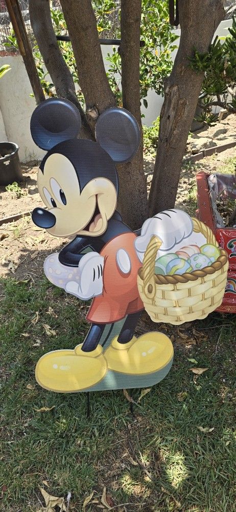 Mickey Mouse Easter Yard Decor