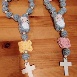 Crochet Bracelet Rosary